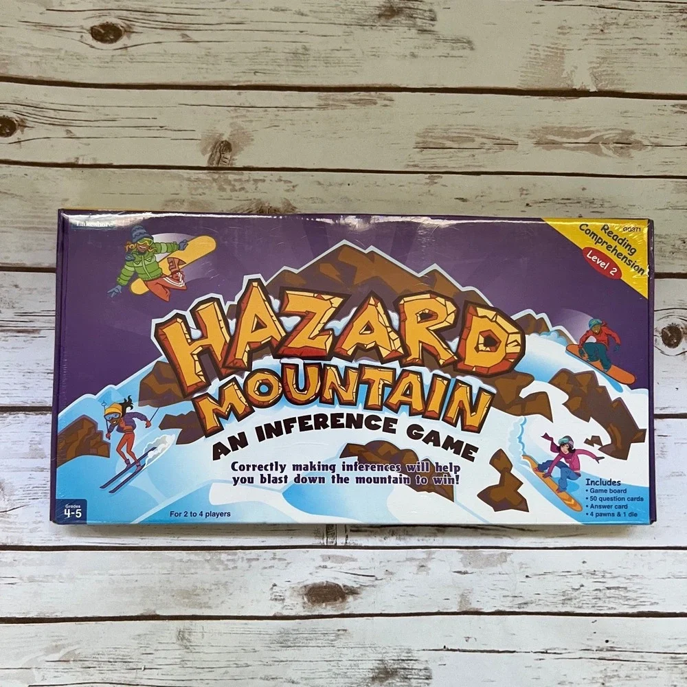 Lakeshore Hazard Mountain Inference Game Purple Reading Comprehension Grades 4-5
